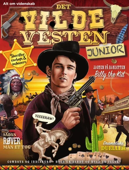 Forside af Det vilde vesten Junior
